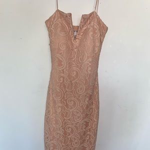 Streetwear Society peach/pink strapless lace